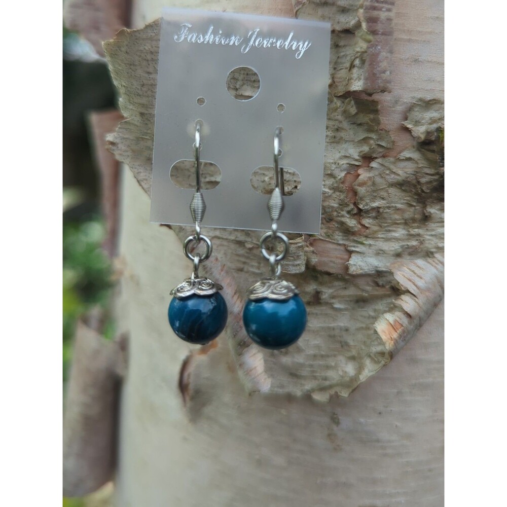 Blue Gemstone Earrings